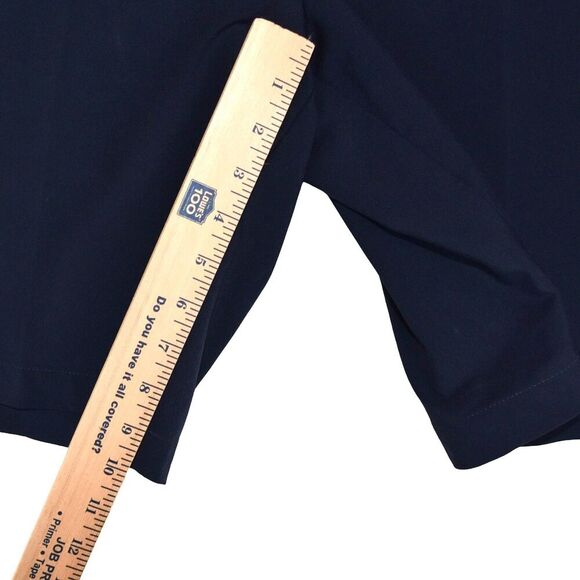 FootJoy Mens Size 38 Flat Front Stretch Golfing Golf Chino Shorts Navy - Picture 7 of 9